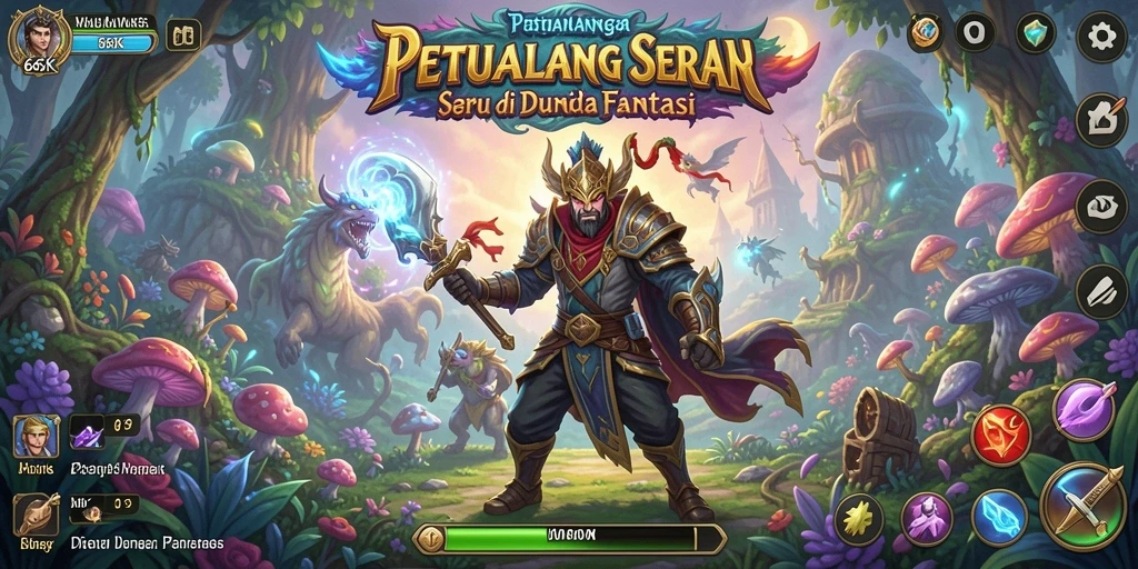 Tampilan gameplay 66K yang memukau dengan petualangan seru.