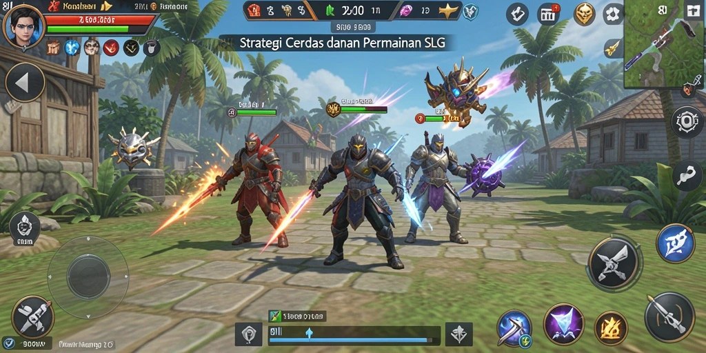 Screenshot utama 8II menampilkan aksi strategi yang mendebarkan.