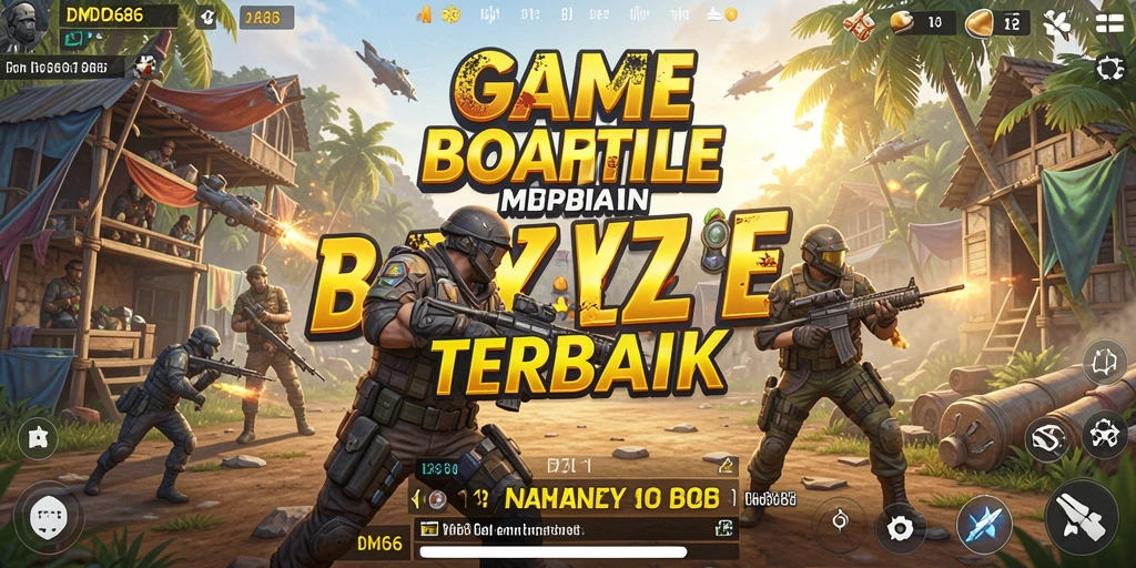Screenshot DMD686 menampilkan aksi mendebarkan Battle Royale.