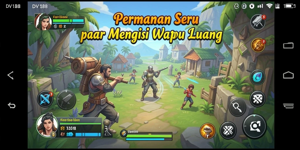 Screenshot gameplay DV188 yang menampilkan keseruan permainan Casual.
