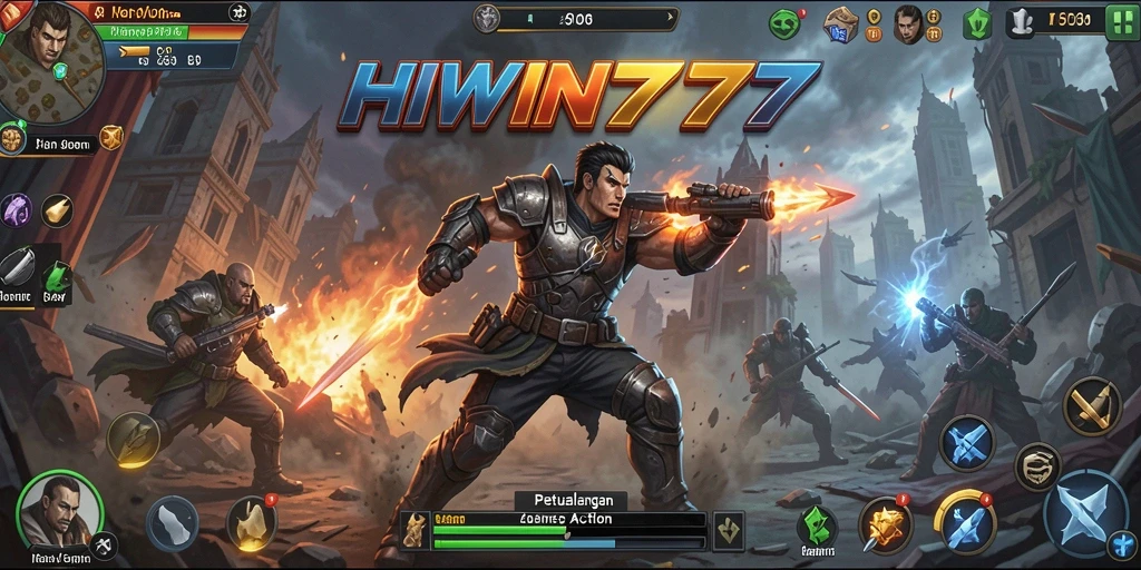 Cuplikan aksi intens dari gameplay HIWIN777