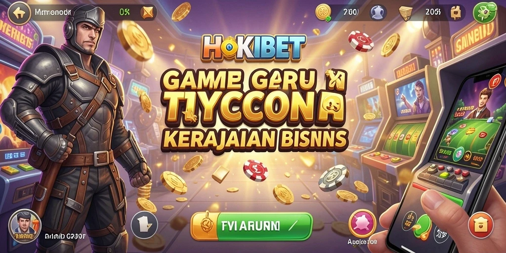 Gameplay HOKIBET yang seru dan menantang dalam membangun kerajaan bisnis.