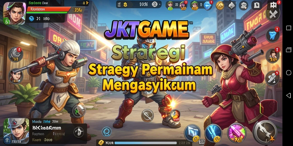 Tampilan menarik dari gameplay SLG JKTGAME.