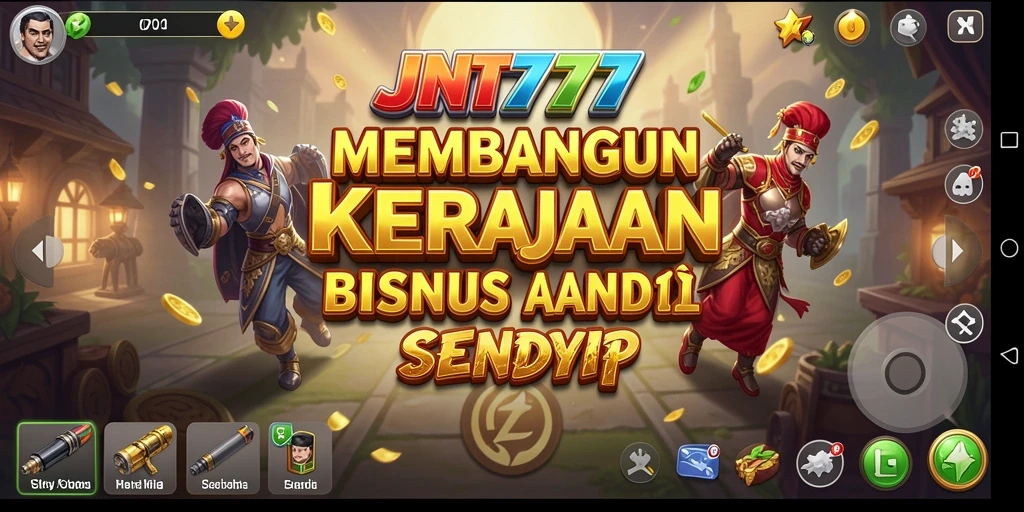 Screenshot gameplay JNT777 menampilkan interaksi bisnis yang seru.
