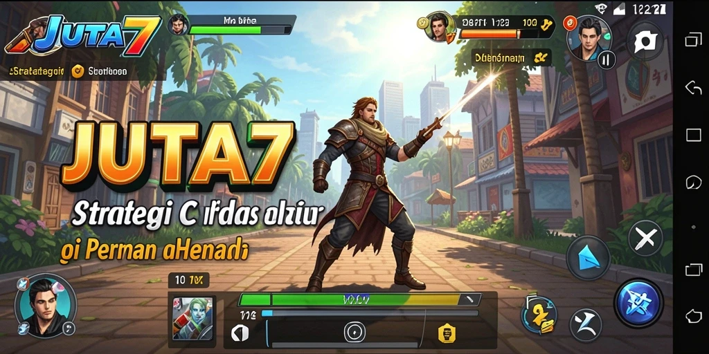 Screenshot gameplay JUTA7 menampilkan momen strategi yang intens.