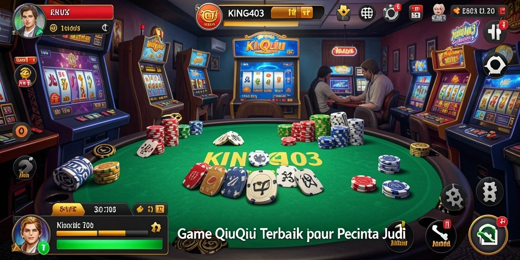 Tampilan gameplay QiuQiu yang seru dan menarik.