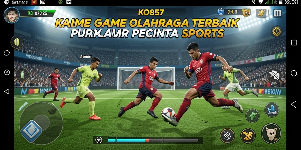 Tampilan gameplay KO857 yang menarik dalam pertandingan olahraga.