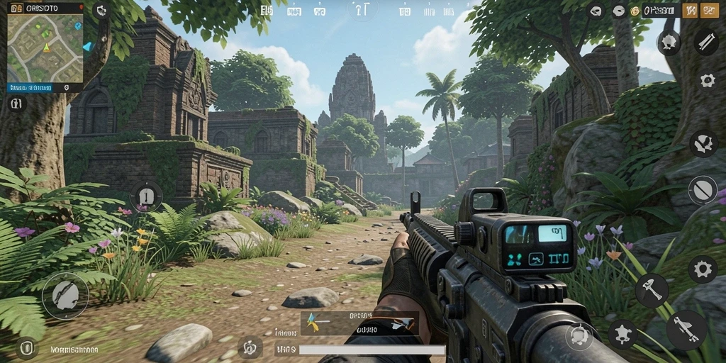 Gameplay mendebarkan dari ORISTOTO dengan aksi TPS yang seru.