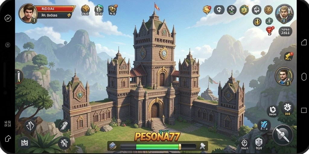 Tampilan gameplay PESONA77 yang menarik dalam mode Tower Defense.
