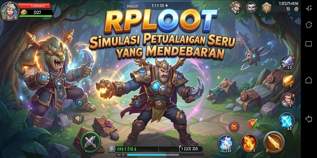 Tampilan gameplay RPLOOT yang menarik dan penuh aksi.