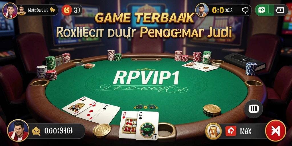 Tampilan gameplay RPVIP1 yang menarik dalam sesi Poker langsung.